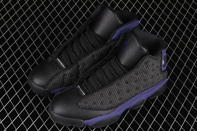 All categories Air Jordan Jordan series basketball shoes Air Jordan 13 G version Air Jordan AJ13 Retro AJ13 Joe 13 black and purple DJ5982-015